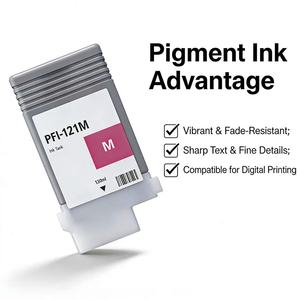 <span class=keywords><strong>Cartouche</strong></span> d'<span class=keywords><strong>encre</strong></span> compatible 130 ml avec <span class=keywords><strong>encre</strong></span> pigmentée PFI-121M pour imprimantes <span class=keywords><strong>Canon</strong></span> TM-250 TM-255 TM-350 TM-355 - Product Image 2