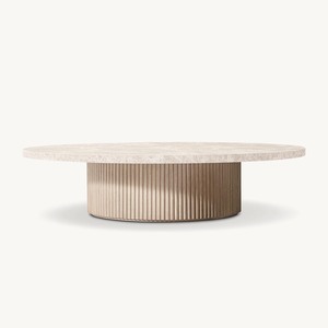 Muebles de sala de estar de gama alta, mesa de centro de mármol y madera de roble macizo de nuevo diseño del proveedor <span class=keywords><strong>Rh</strong></span> - Product Image 5