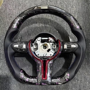 <span class=keywords><strong>Volante</strong></span> Deportivo DOS Personalizado de Fibra de Carbono con LED <span class=keywords><strong>M</strong></span> Performance, Compatible con <span class=keywords><strong>BMW</strong></span> F30 F10 F32 F10 F20 F07 F01 <span class=keywords><strong>E46</strong></span> E60 E90 M3 M4 M5 - Product Image 3