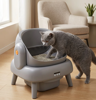 Litière automatique pour chat Younihao, élégante, en acier inoxydable, autonettoyante, grande capacité de 65 L, contrôle des odeurs, confortable, étanche
