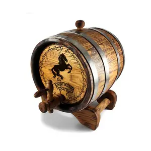 木材爱好者礼品迷你饮料白酒啤酒葡萄酒威士忌波旁储物桶美国橡木木桶