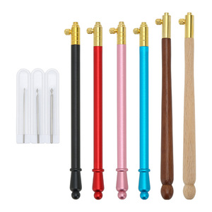 Agujas de Tejer Francesas con <span class=keywords><strong>3</strong></span> Puntas, Agujas de Tejer de Madera de Alta Calidad para <span class=keywords><strong>Crochet</strong></span> y Tejido a Mano, Hechas en China - Product Image 2