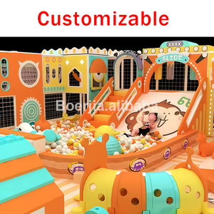 Modern Design Kids Indoor Playground Equipment for Children with Soft Geometric Shapes and Bright <b>Lights</b> for FEC Attractions - Product Image 4