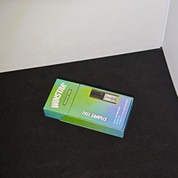 Boîte à cartouches rectangulaire écologique de style cigarette avec rabat magnétique, résistante aux enfants, pour l'emballage de cartouches vides d'huile extraite