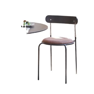 Vintage Style Light Luxury Dining <b>Chair</b> With Backrest Modern Minimalist For Dining Room Bedroom <b>Study</b> Retro <b>Chair</b> Set - Product Image 5