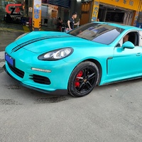Kit carrosserie en fibre de carbone de haute qualité pour Porsche Panamera 970 : lèvre avant, lèvre arrière, jupes latérales, spoiler
