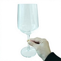 Verres à vin en acrylique de design moderne, gobelets à eau en plastique pour mariages, vente en gros