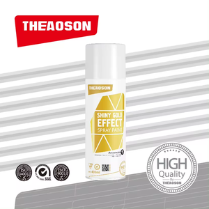 THEAOSON 400ml pintura en aerosol dorada Color metálico acrílico anticorrosiva imprimación acrílico brillo vinilo alto brillo aerosol cromo - Product Image 2
