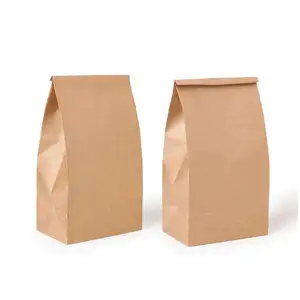 Paper Bags Kraft Stand Up Recycled China Pouch Sachet Pouches Grocery Kraft Paper Pouch Aluminum Foil Kraft Paper Kebab