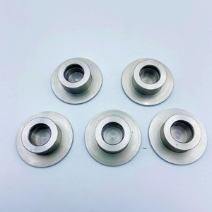 CNC Machined Split Lock Collar 6061 Aluminum Gold Anodizing Shaft Stop for Wire EDM Stainless Steel OEM Machining Service - Product Image 5