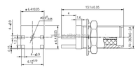 SMA femelle Jack droite cloison bord montage terminateur RF connecteur coaxial soudure attachement fin lancement pour carte PCB