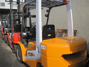 Chariot élévateur diesel TCM de 3 tonnes, chariot élévateur à palettes d'origine TCM FD30, vente chaude, chariot élévateur automatique d'occasion, élévateur de 3 m à 4,5 m, FD30 FD40 - Product Image 3
