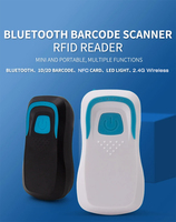 Lecteur-graveur de cartes intelligentes RFID à faible consommation d'énergie 125 kHz, mini scanner de code QR portable BT HR58D