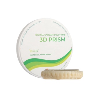 Consommable dentaire en zircone multicouche 3D, zircone prismatique, Vsmile HappyZir 3D Prism-14mm, certifié CE pour <span class=keywords><strong>Arum</strong></span> - Product Image 1