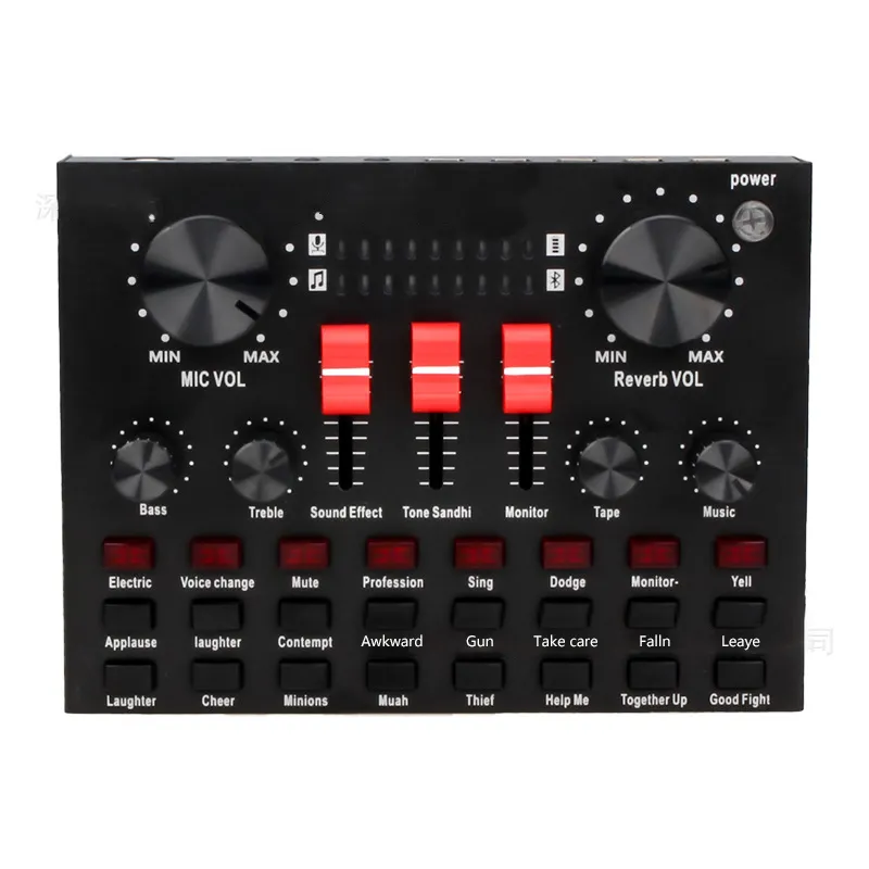 audio sound cards mixers dj controller phone computer universal sound card multi-function external sound card vibrato anchor