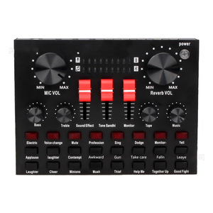 Tarjeta de sonido externa multifunción universal para DJ Phone <span class=keywords><strong>Computer</strong></span> & <span class=keywords><strong>Audio</strong></span> Vibrato Anchor <span class=keywords><strong>Audio</strong></span> Sound Mixer - Product Image 2
