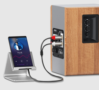 Câble audio RCA 2-en-1 : Prise jack stéréo 3,5 mm vers deux fiches RCA (Lotus) – Vente en gros