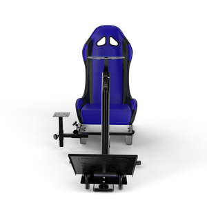 Haute qualité Sport seau course jeu de conduite Sim <span class=keywords><strong>volant</strong></span> support pliable simulateur siège pour Xbox PC VR Gaming - Product Image 3