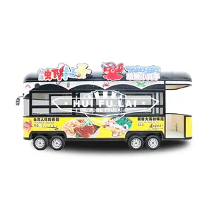 Schlussverkauf design Hot Dog-Form Imbisswagen Schnellimbiss Kochwagen ausgestattet Trolley mobiler Snack-Lebensmittelauslieferungswagen