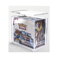 Boîte de rangement épaisse en acrylique magnétique pour cartes Pokémon avec taille personnalisable