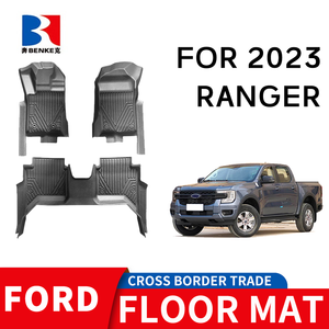 wholesale Factory Custom 5D TPE <b>Rubber</b> Eco-friendly Waterproof Anti Slip 5D Car <b>Floor</b> Mats 4 Pieces for Ford Ranger 2023+ - Product Image 1