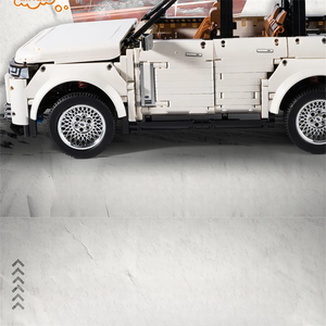 <span class=keywords><strong>KBox</strong></span> 10512 3180 Uds Vehículo de coche blanco técnico montar ladrillos juguetes niños regalos de cumpleaños juegos de bloques de construcción educativos - Product Image 4