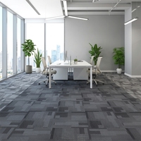 Dalles de moquette modernes lavables à boucles en PVC avec support CRI pour usage commercial et bureaux – Fabricant chinois