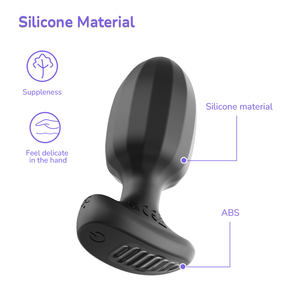 Bestseller Usb-Powered 2in1 Anale Vibrator En Anale Plug Op Afstand Bestuurbare Prostaat <span class=keywords><strong>Massager</strong></span> Voor Mannen En Vrouwen - Product Image 4