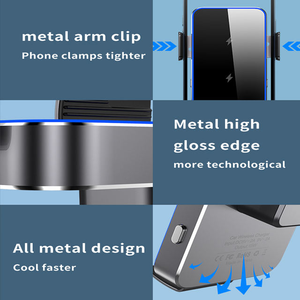 Cargador Inalámbrico Inteligente Personalizado de Alta Calidad para Automóviles Tesla, Soporte de Carga Rápida de 15 W, Cargador Inalámbrico OEM para Móviles - Product Image 6
