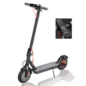 Trottinette électrique <span class=keywords><strong>à</strong></span> roue plane pliable, mini trottinette adulte de 8,5 pouces avec suspension arrière amortissante, moteur 350W, vitesse 30KM/H - Product Image 6