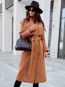 <span class=keywords><strong>Manteau</strong></span> <span class=keywords><strong>Long</strong></span> en laine mélangée pour femme, élégant, <span class=keywords><strong>avec</strong></span> <span class=keywords><strong>ceinture</strong></span>, couleur unie, manches longues, vêtements d'extérieur chics, <span class=keywords><strong>blanc</strong></span>, hiver - Product Image 2