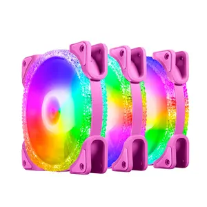 New Style 120mm RGB Gaming PC <b>Computer</b> <b>Fans</b> 5V 6Pin Free Sample Multi-Color LED - Product Image 2