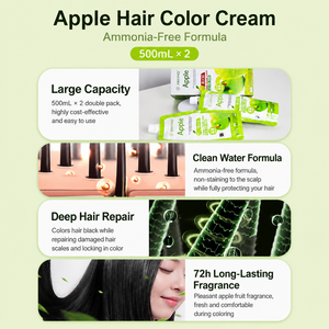Crema <span class=keywords><strong>Colorante</strong></span> per <span class=keywords><strong>Capelli</strong></span> Jiaying Brand Confezione Cinese da Salone Senza Ammoniaca Shampoo <span class=keywords><strong>Colorante</strong></span> Nero Colore 72 Mela - Product Image 5