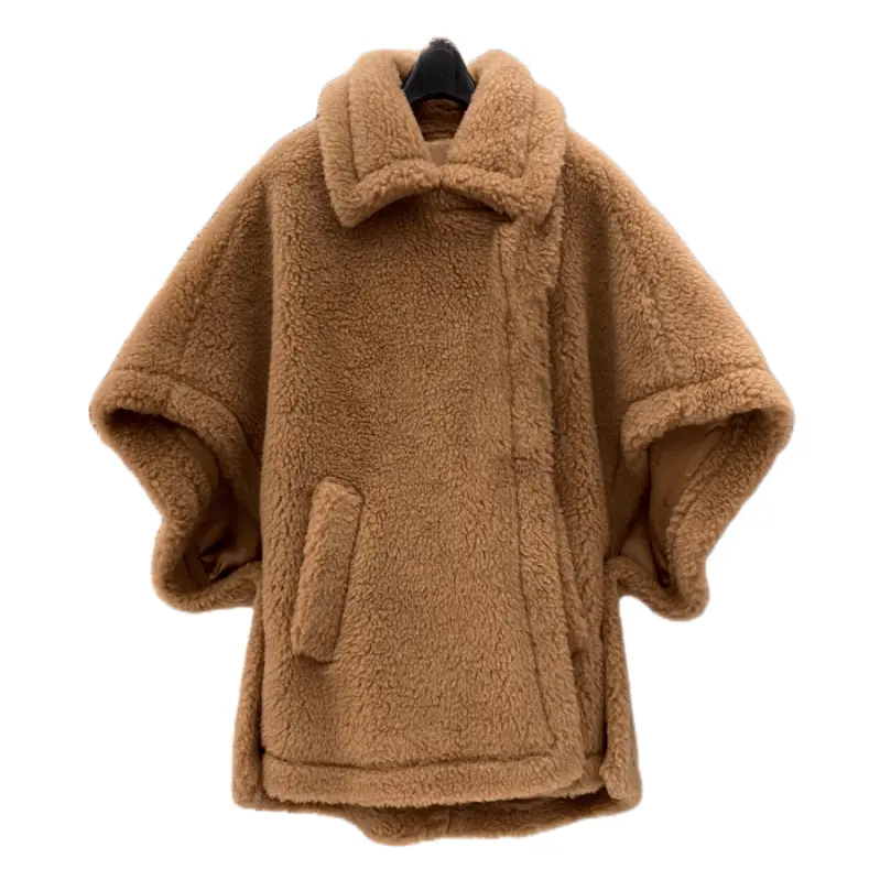 2022 Winter Lamb Fur Overcoat Female Plus Size And Long Jacket Winter Genuine Wool Fur Coats For Women