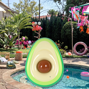 <span class=keywords><strong>Flotador</strong></span> inflable en forma de <span class=keywords><strong>aguacate</strong></span> del fabricante para adultos, salón flotante para uso en piscina - Product Image 1