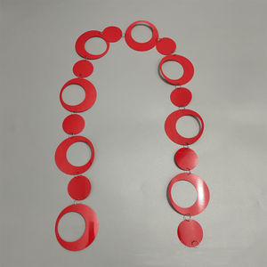 Cortinas Colgantes Circulares de PVC Plateadas de 1m de Largo para Interiores, Decoración de Boda con Lentejuelas Láser de Alta Calidad - Product Image 6