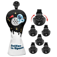 Couvre-chefs de golf étanches Livraison rapide Couvre-chef de pilote de golf brodé avec logo personnalisé