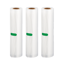 Sacs de scellage sous vide en rouleau, compatibles avec tous les scelleurs sous vide, sans BPA, gaufrés, compatibles avec les micro-ondes, lavables au lave-vaisselle, personnalisés