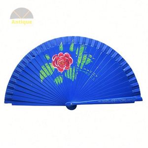 Elegant Vintage Wedding Bamboo Fan Fashionable <b>White</b> <b>Lace</b> with Tassels Handmade Folding Design Painted Technique Portable - Product Image 3