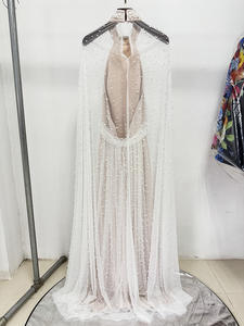 Nouvelle arrivée élégante <span class=keywords><strong>robe</strong></span> de mode lourde faite à la main perle incrustée de diamants <span class=keywords><strong>longue</strong></span> <span class=keywords><strong>robe</strong></span> dames maxi <span class=keywords><strong>robe</strong></span> - Product Image 4