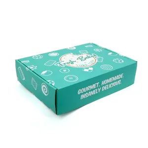 पर्यावरण के अनुकूल सजावटी पैनटोन कस्टम लोगो शिपिंग कुकीज़ के लिए नालीदार उपहार बॉक्स कागज पैकेजिंग