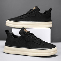 Chaussures décontractées légères et personnalisées pour hommes, style nouveau, design tendance, noir et kaki, vente en gros, baskets de marche