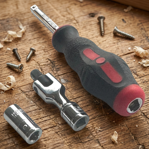 Taiwan OEM/ODM 3pcs Cr-V Material DIY Grade 1/4" Drive Spinner Handle Bit Holder Adapter Set Matt/<b>Mirror</b> Finish <b>for</b> Socket Drill - Product Image 1