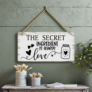 環境に優しいカスタムウッドサイン再生納屋ウッドファミリープラークUVコーティング付きユニークな家庭用ギフト - Product Image 1