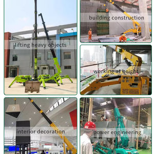 مبيعات المصنع مباشرة زحافة محرك هيدروليكي زيت كهربائي ثنائي الاستخدام رافعة عنكبوتية ذراع تلسكوبية صغيرة جهاز تحكم عن بعد رافعة عنكبوتية - Product Image 6