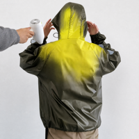 Veste de sport d'extérieur pour homme, légère, imperméable, coupe-vent, anti-UV, à séchage rapide, avec capuche et rembourrage en poly, interchangeable