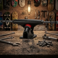 JIESEN OEM ODM Vente en gros Longboard Camion de planche à roulettes Moulage par gravité Pièces de planche à roulettes Camions de planche à roulettes de surf