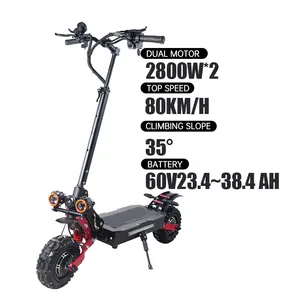 Teverun Blade Mini Pro 2400W 5600W E Scooter Dual Motor Powerful Electric Scooter For Adults
