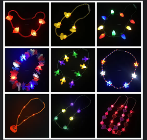 Collier <span class=keywords><strong>de</strong></span> perles en plastique à paillettes vertes, jaunes et violettes, motif <span class=keywords><strong>Fleur</strong></span> <span class=keywords><strong>de</strong></span> <span class=keywords><strong>Lys</strong></span>, pour Mardi Gras, idéal pour les fêtes, les fêtes <span class=keywords><strong>de</strong></span> fin d'année, le Nouvel An et Halloween - Product Image 6