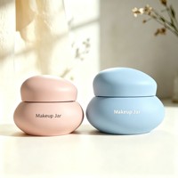 Pot en plastique vide pour maquillage 50g 100g 150g 200g 300g, contenant cosmétique pour crème visage, beurre corporel, emballage de soins de la peau